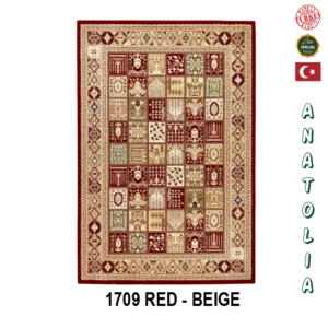 Permadani Turki ANATOLIA 100 X 150 1709 RED - BEIGE