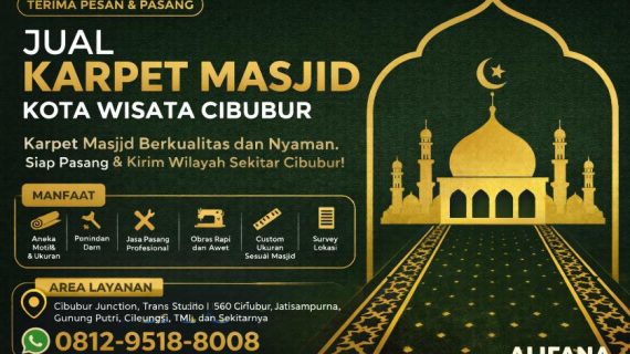 Jual Karpet Masjid Kota Wisata Cibubur Murah & Berkualitas | Alifana<span class="rating-result after_title mr-filter rating-result-1518">			<span class="no-rating-results-text">No ratings yet.</span>		</span>