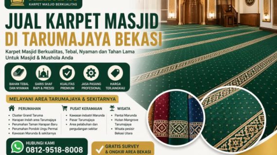 Jual Karpet Masjid di Tarumajaya Bekasi<span class="rating-result after_title mr-filter rating-result-1525">			<span class="no-rating-results-text">No ratings yet.</span>		</span>