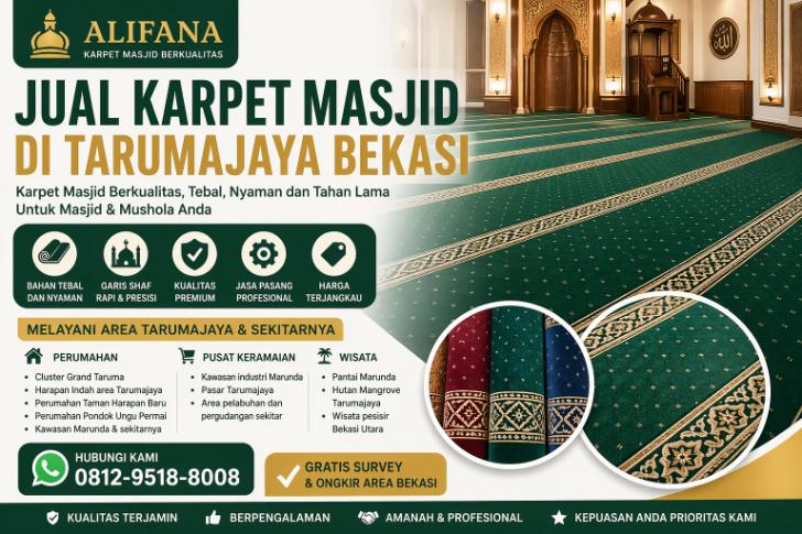 Jual karpet masjid Tarumajaya Bekasi