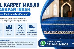 Jual karpet masjid di harapan indah id