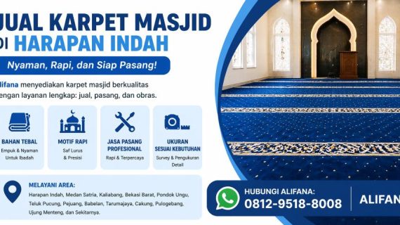 Jual Karpet Masjid di Harapan Indah – Nyaman, Rapi, dan Siap Pasang<span class="rating-result after_title mr-filter rating-result-1505">			<span class="no-rating-results-text">No ratings yet.</span>		</span>