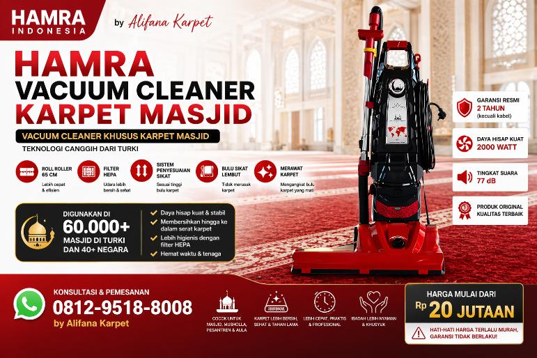 hamra vacuum cleaner karpet masjid id