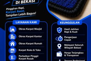 jasa obras karpet di bekasi id