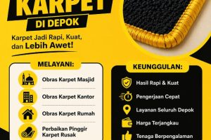 jasa obras karpet di depok id