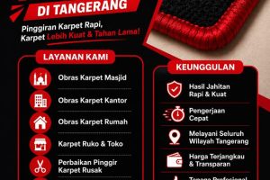 jasa obras karpet di tangerang id