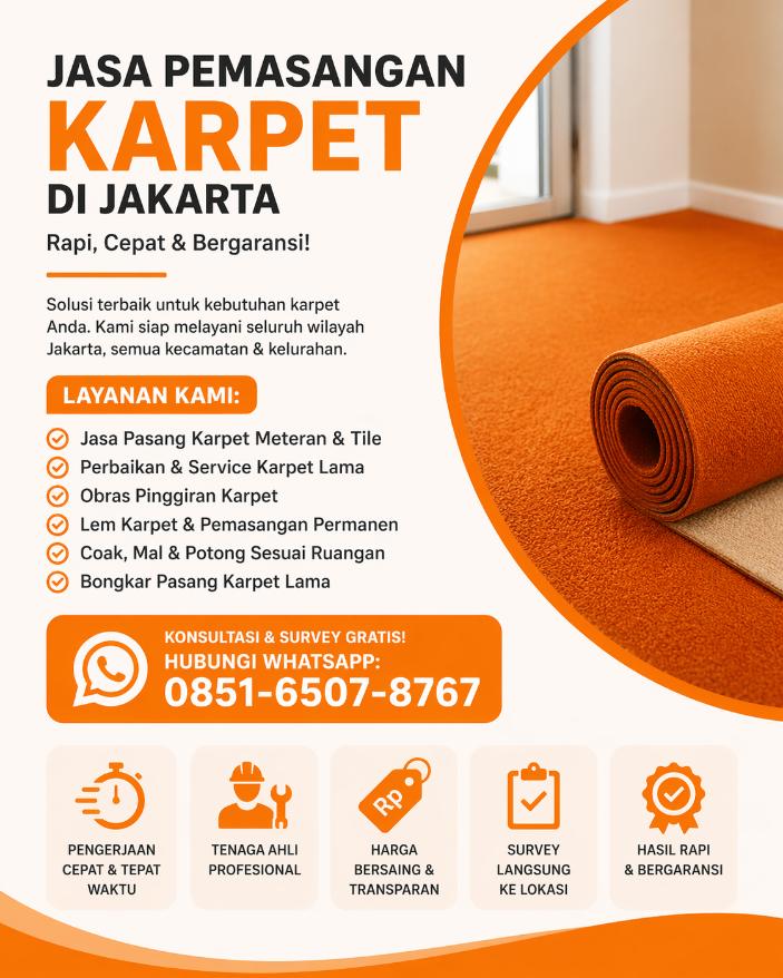 jasa pemasangan karpet jakarta id