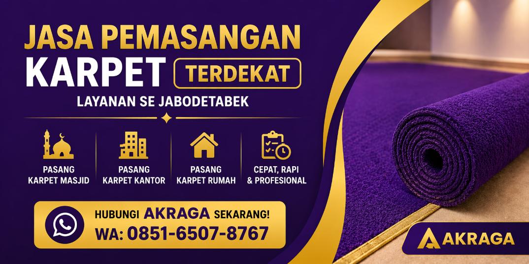 jasa pemasangan karpet terdekat id