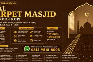 jual karpet masjid di pondok kopi id