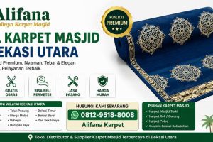 0812-9518-8008 Jual Karpet Masjid di Bekasi Utara | Alifana Karpet Ahlinya Karpet Masjid