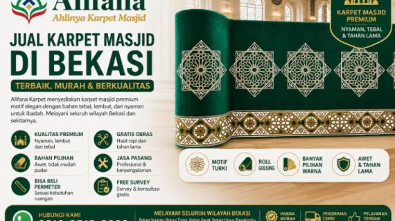 0812-9518-8008 Jual Karpet Masjid di Bekasi | Alifana Karpet Harga Murah & Jasa Pasang Terbaik<span class="rating-result after_title mr-filter rating-result-1590">			<span class="no-rating-results-text">No ratings yet.</span>		</span>