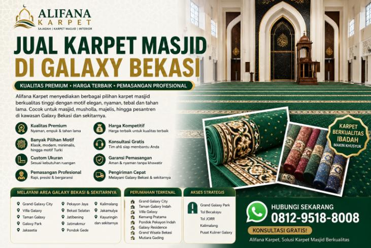 Jual Karpet Masjid Galaxy id