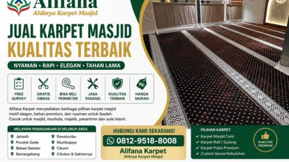 0812-9518-8008 Jual Karpet Masjid di Jatiasih | Alifana Karpet, Bikin Masjid Makin Nyaman & Estetik<span class="rating-result after_title mr-filter rating-result-1606">			<span class="no-rating-results-text">No ratings yet.</span>		</span>