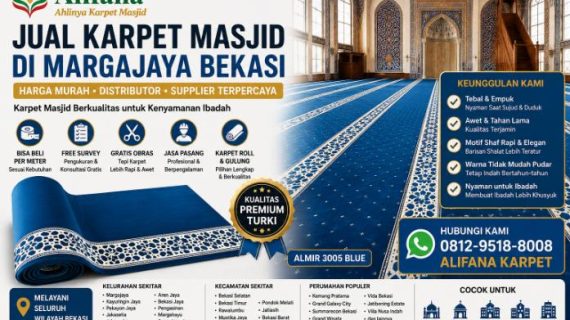 Jual Karpet Masjid di Margajaya Bekasi, Solusi Nyaman untuk Masjid dan Mushola Kesayangan