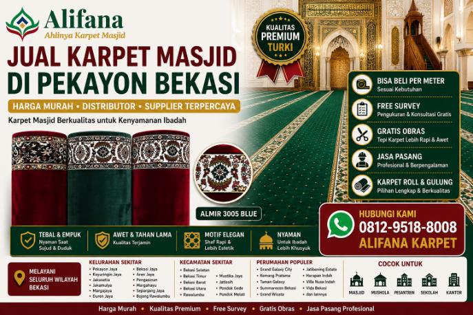 Jual Karpet Masjid Pekayon id