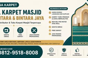 Jual Karpet Masjid di Bintara & Bintara Jaya | Alifana Karpet