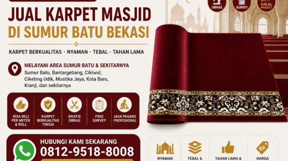 Jual Karpet Masjid di Sumur Batu Bekasi | Alifana Karpet<span class="rating-result after_title mr-filter rating-result-1584">			<span class="no-rating-results-text">No ratings yet.</span>		</span>
