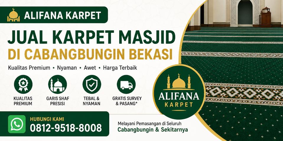 Jual karpet masjid di Cabangbungin id