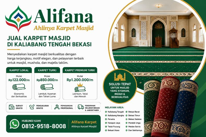 Jual Karpet Masjid di Kaliabang Tengah id